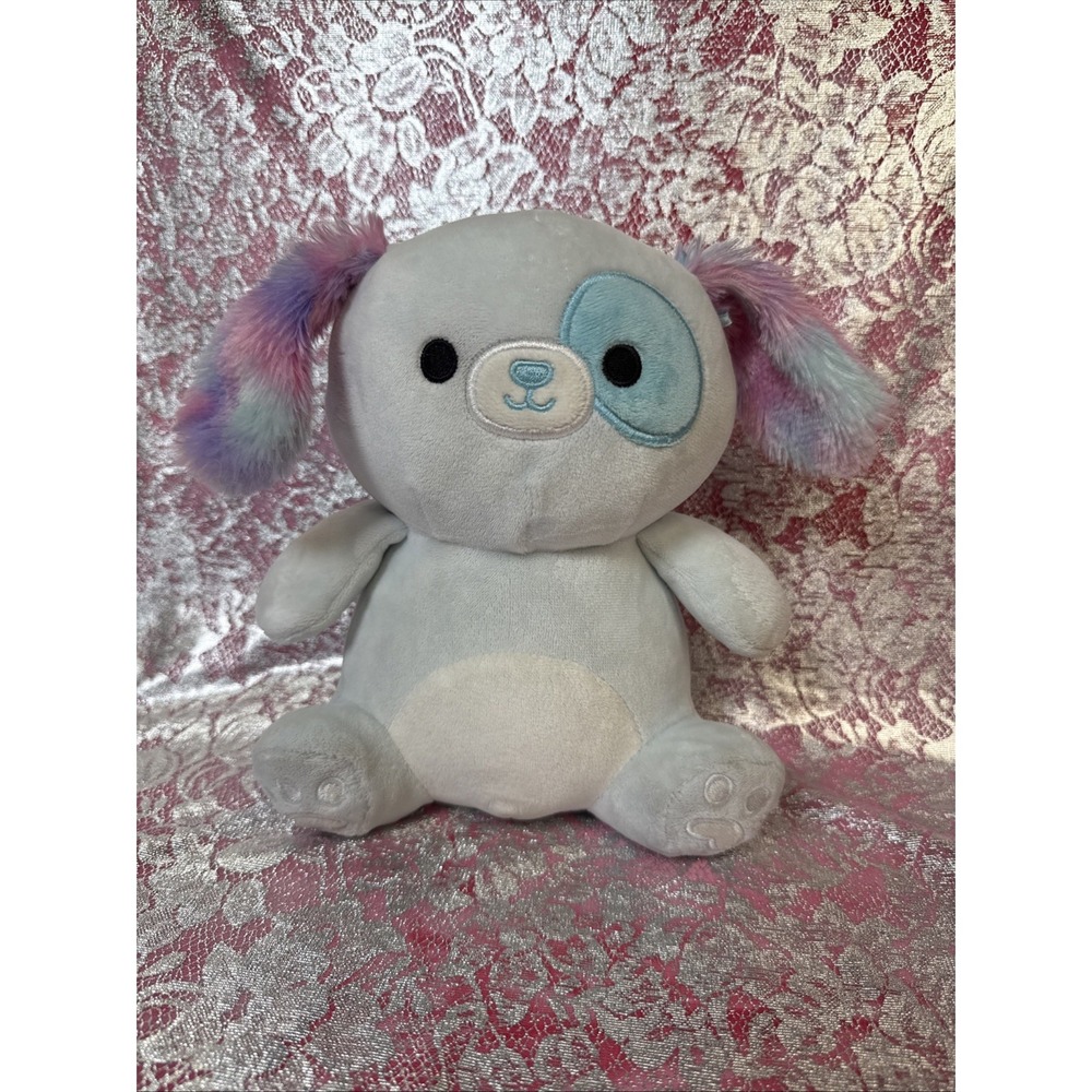 Squishmallow 7" Demir The Blue Dog Squeeze Mallows Target Exclusive‎ Plush